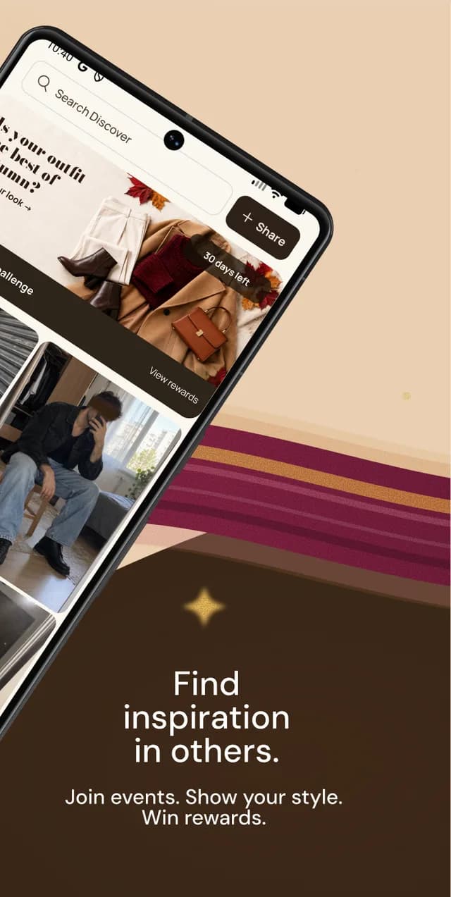 Join events, show your style and win rewards