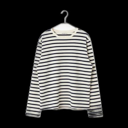 Lacivert çizgili Breton tişört
