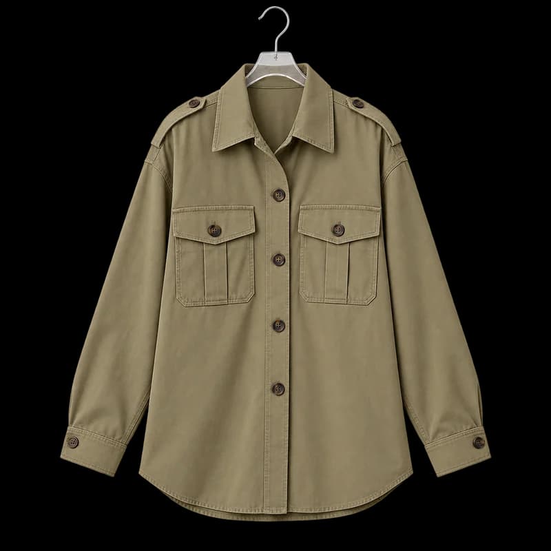 Haki overshirt